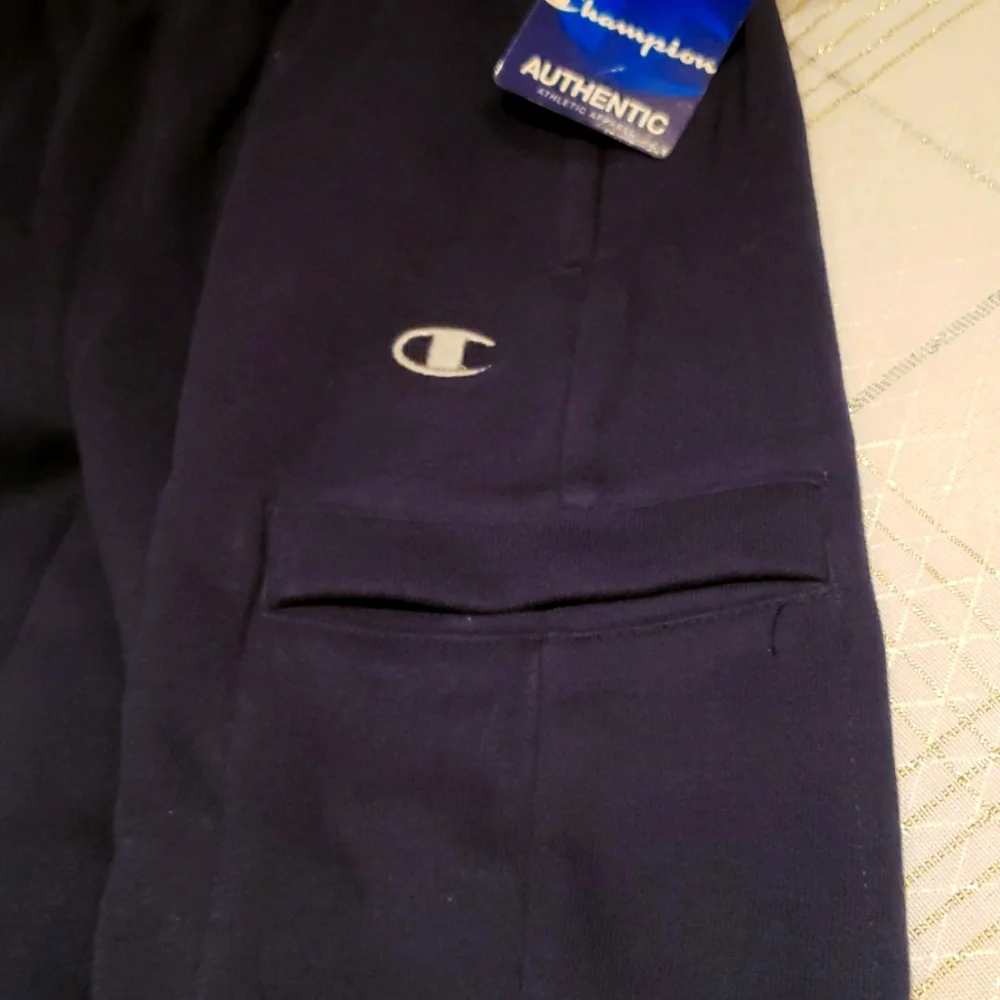 Champion NEW Active Jogger Pants Sweatpants Boy's Toddler Kids Warm Cotton NAVY